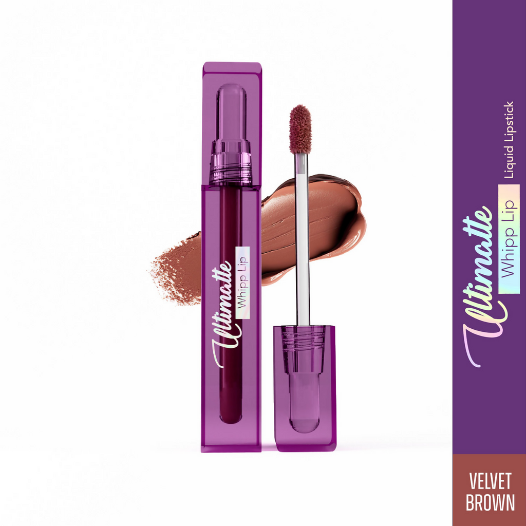 Blue Heaven Ultimatte Whipp Lip Liquid Lipstick - Velvet Brown