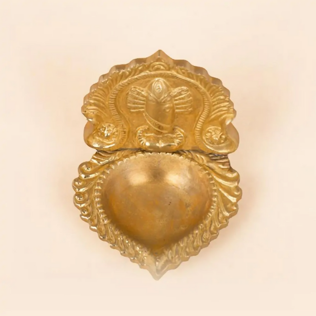 Isha Life Linga Bhairavi Brass Lamp Main Image