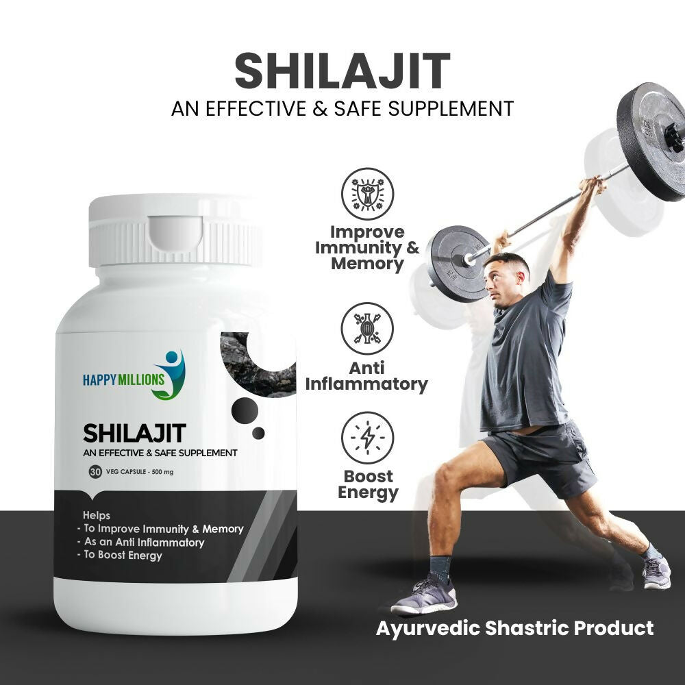 HappyMillions SJ Capsules ?Herbal Wellness Supplement for Vitality