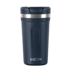 Milton Corral Thermosteel Insulated Coffee Mug Tumbler - 400ml (Navy Blue)