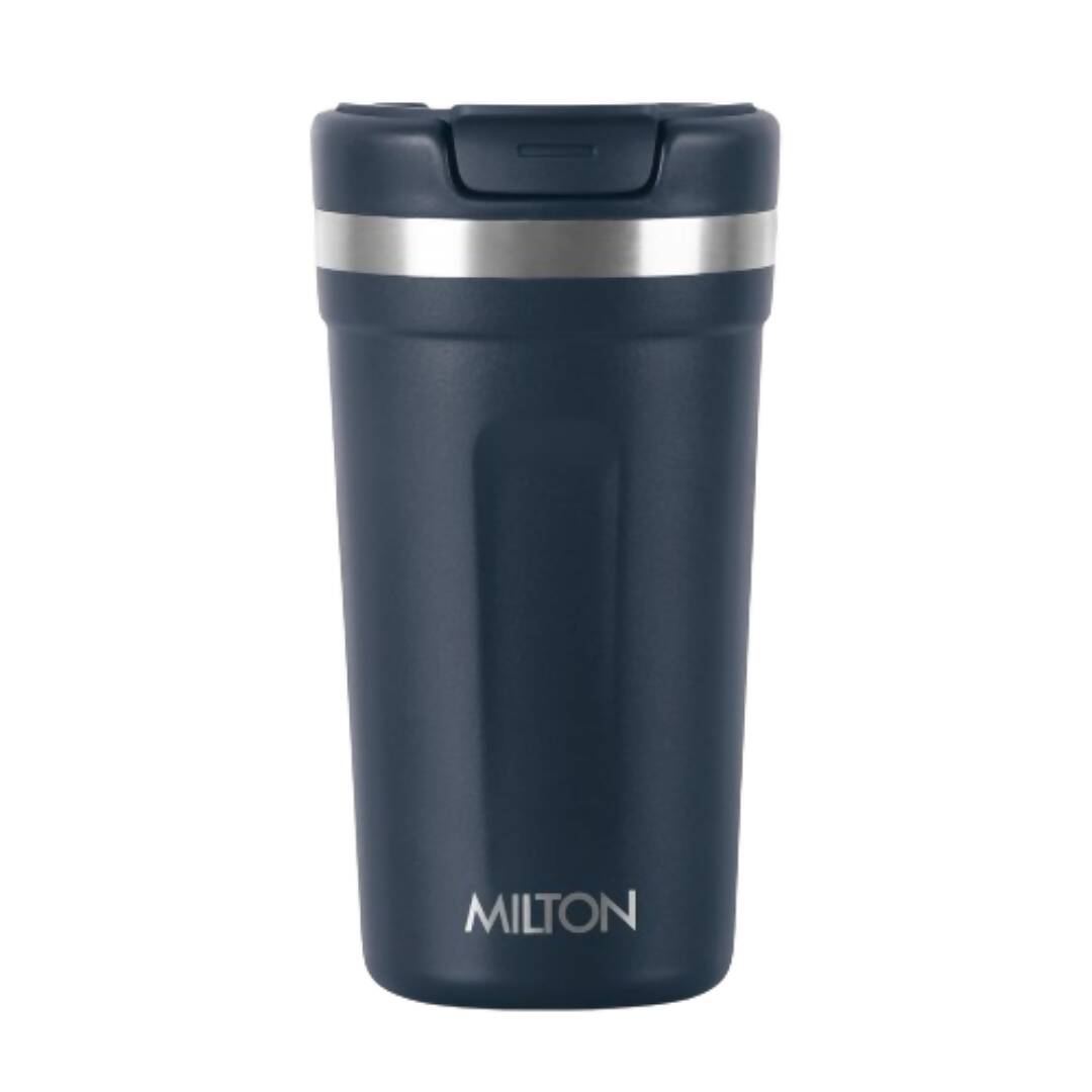 Milton Corral Thermosteel Insulated Coffee Mug Tumbler - 400ml (Navy Blue)