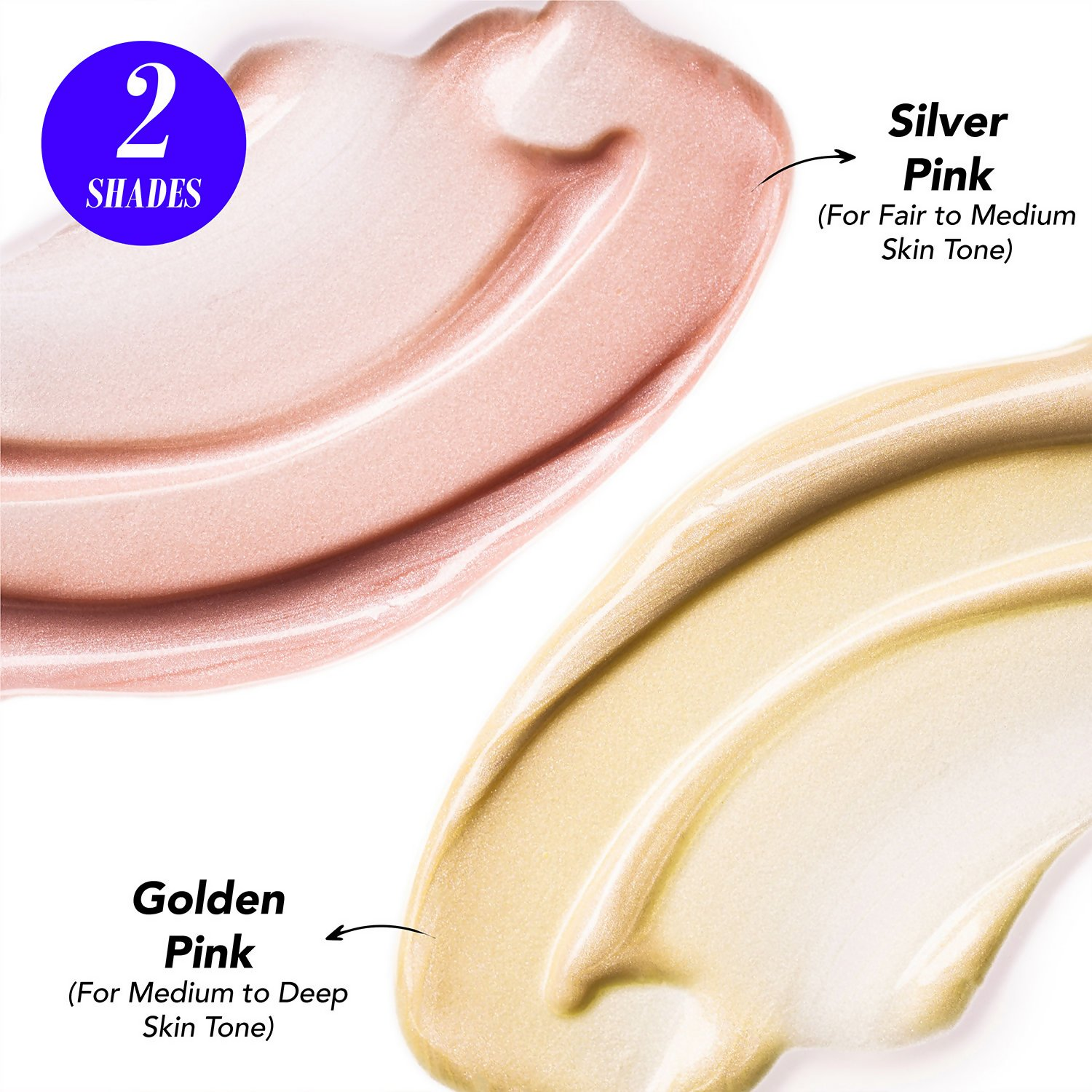 Blue Heaven Prime & Shine Flawless lluminating Primer & Strobe Cream - Silver Pink
