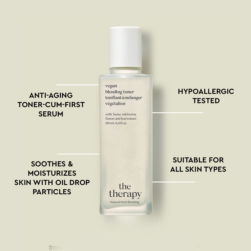 The Face Shop The Therapy Vegan Blending Toner - Korean Skincare