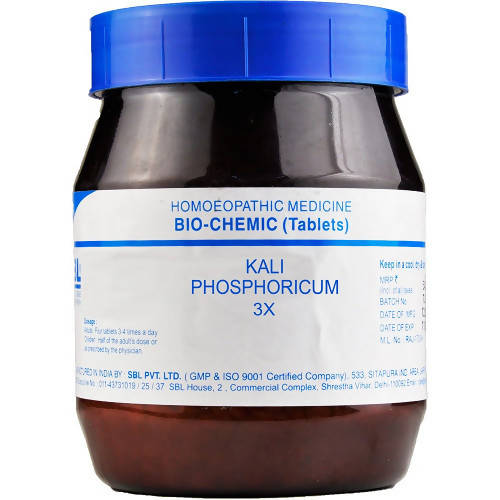 SBL Homeopathy Kali Phosphoricum Biochemic Tablets Main Image