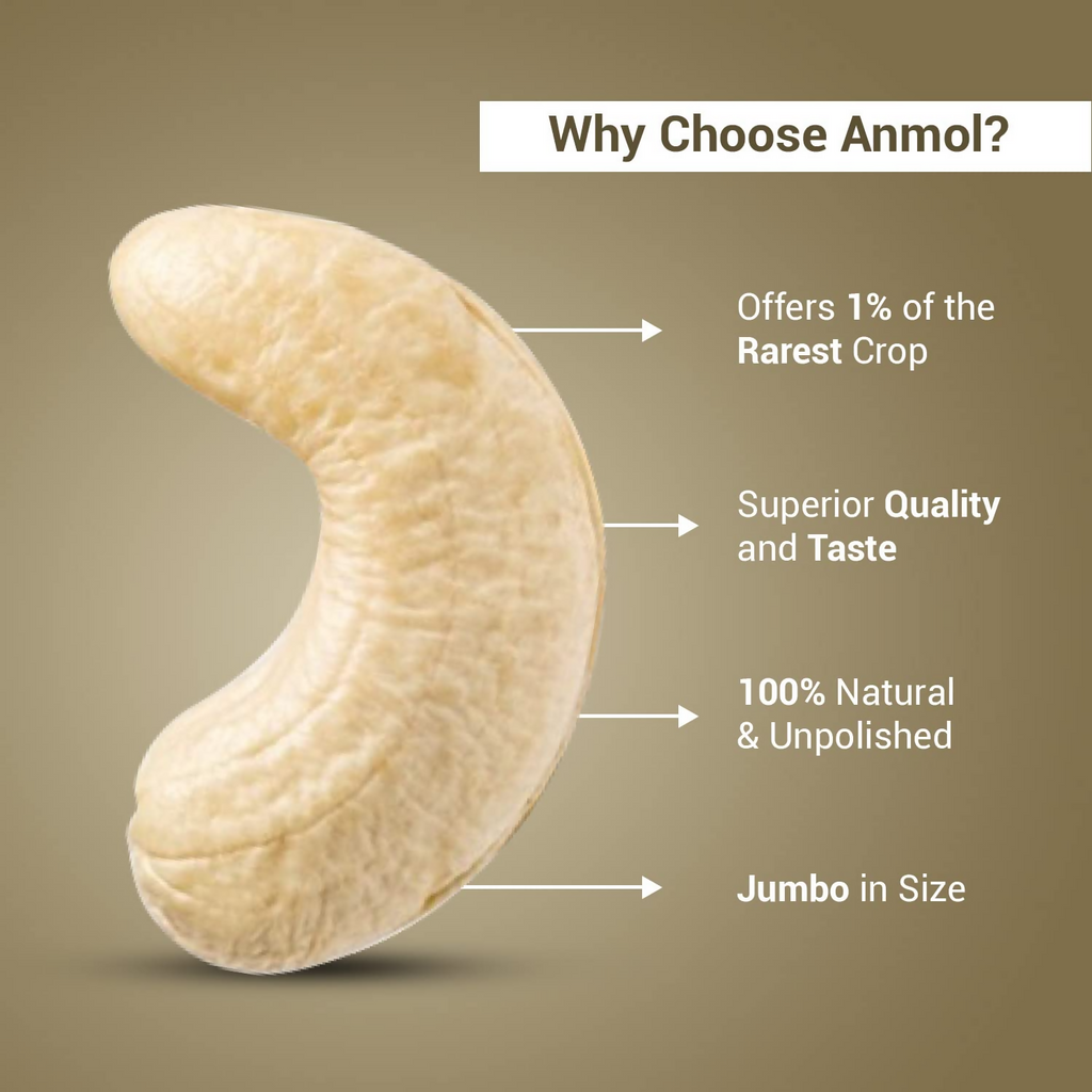 Nutraj Anmol Cashew Nuts (Jumbo Size Kaju)