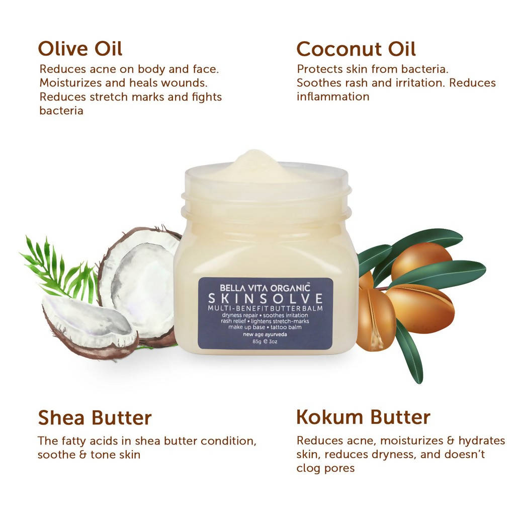 Bella Vita Organic Skin Solve Multi Benefit Butter Balm