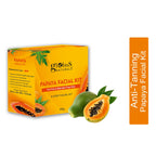 Globus Naturals Papaya Facial Kit For Blemish Free Skin & Anti-Pigmentation, 6 Steps