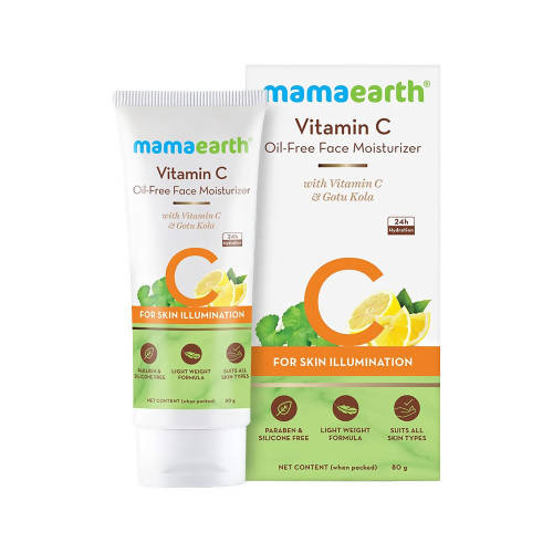 Mamaearth Vitamin C Oil-Free Face Moisturizer For Skin Illumination Hover Image