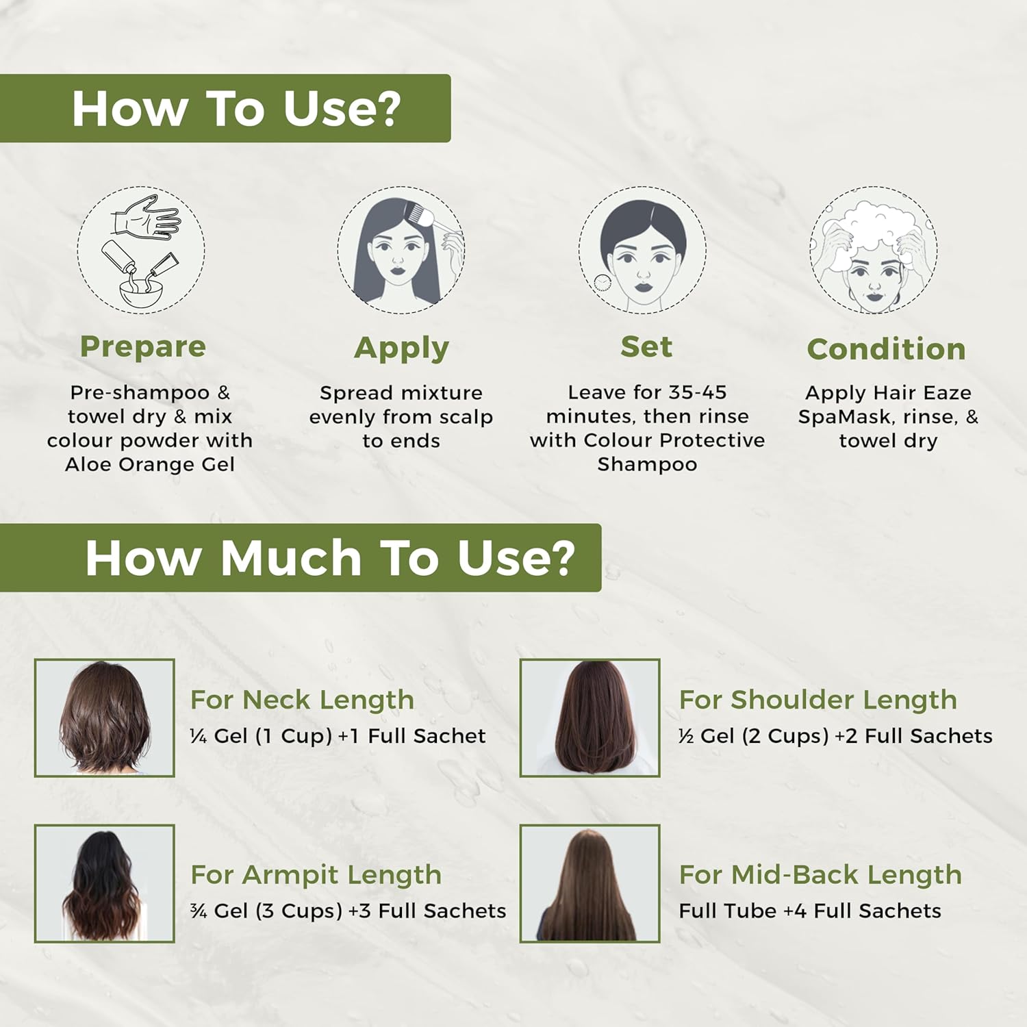 Indus Valley Natural Gel Hair Color Medium Brown 220ml Ammonia-Free