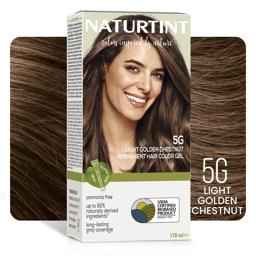 Naturtint 4N Medium Brown Hair Color Gel, Vegan, Ammonia-Free, Grey Coverage