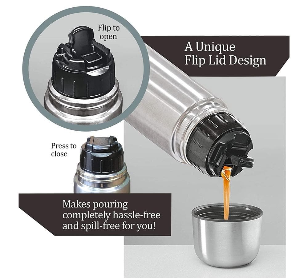 Milton Steel Hot & Cold Bottle, 1000 ml