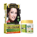 Indus Valley Natural Gel Hair Color Black 220ml Ammonia PPD Free