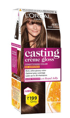 L'Oreal Casting Crème Gloss Hair Color 300 Darkest Brown 45g