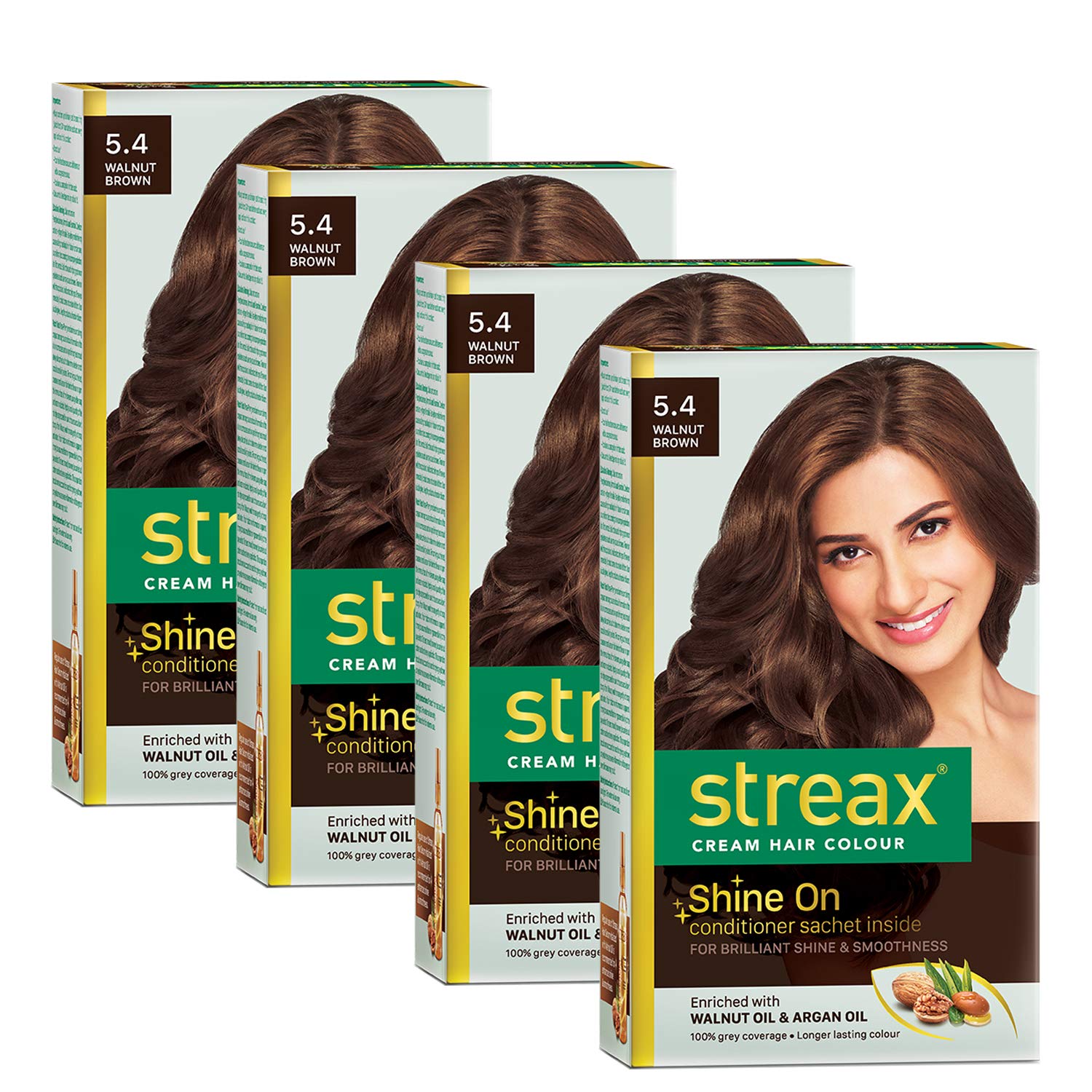 Streax Burgundy Hair Color 3.16 with Argan & Walnut Oil 100% Grey Coverage
