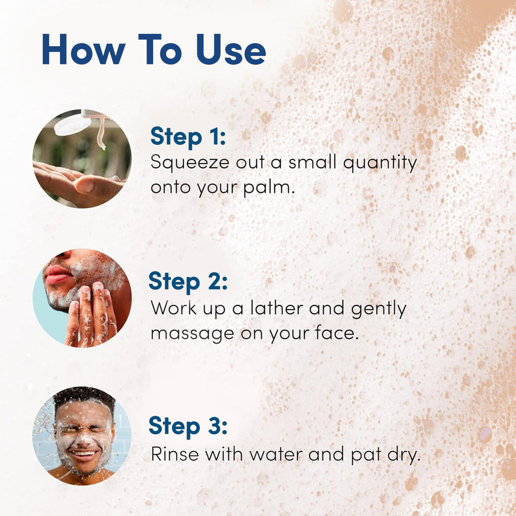 Man Matters Clear 2% Salicylic Acid Face Wash for Men, Paraben & SLS Free