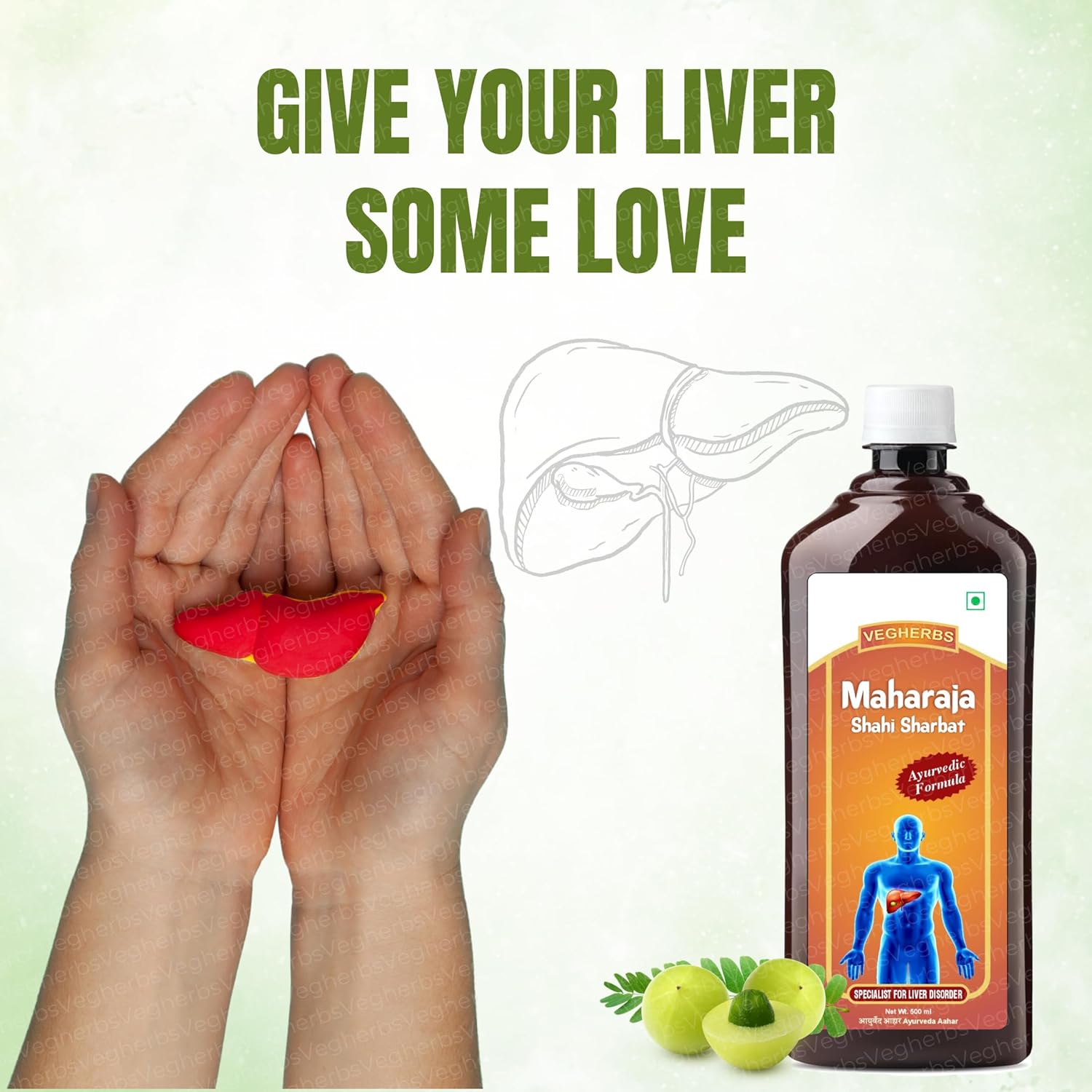 Vegherbs Ayurveda Maharaja Shahi Sharbat