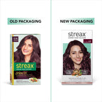 Streax Burgundy Hair Color 3.16 with Argan & Walnut Oil 100% Grey Coverage