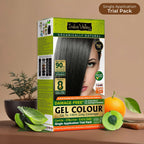Indus Valley Natural Gel Hair Color Black 220ml Ammonia PPD Free