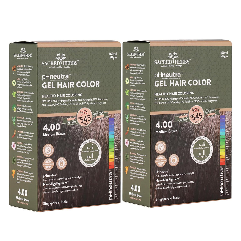 Natural Black Hair Color Gel 180ml Ammonia-Free Organic Long-Lasting