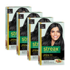 Streax Burgundy Hair Color 3.16 with Argan & Walnut Oil 100% Grey Coverage