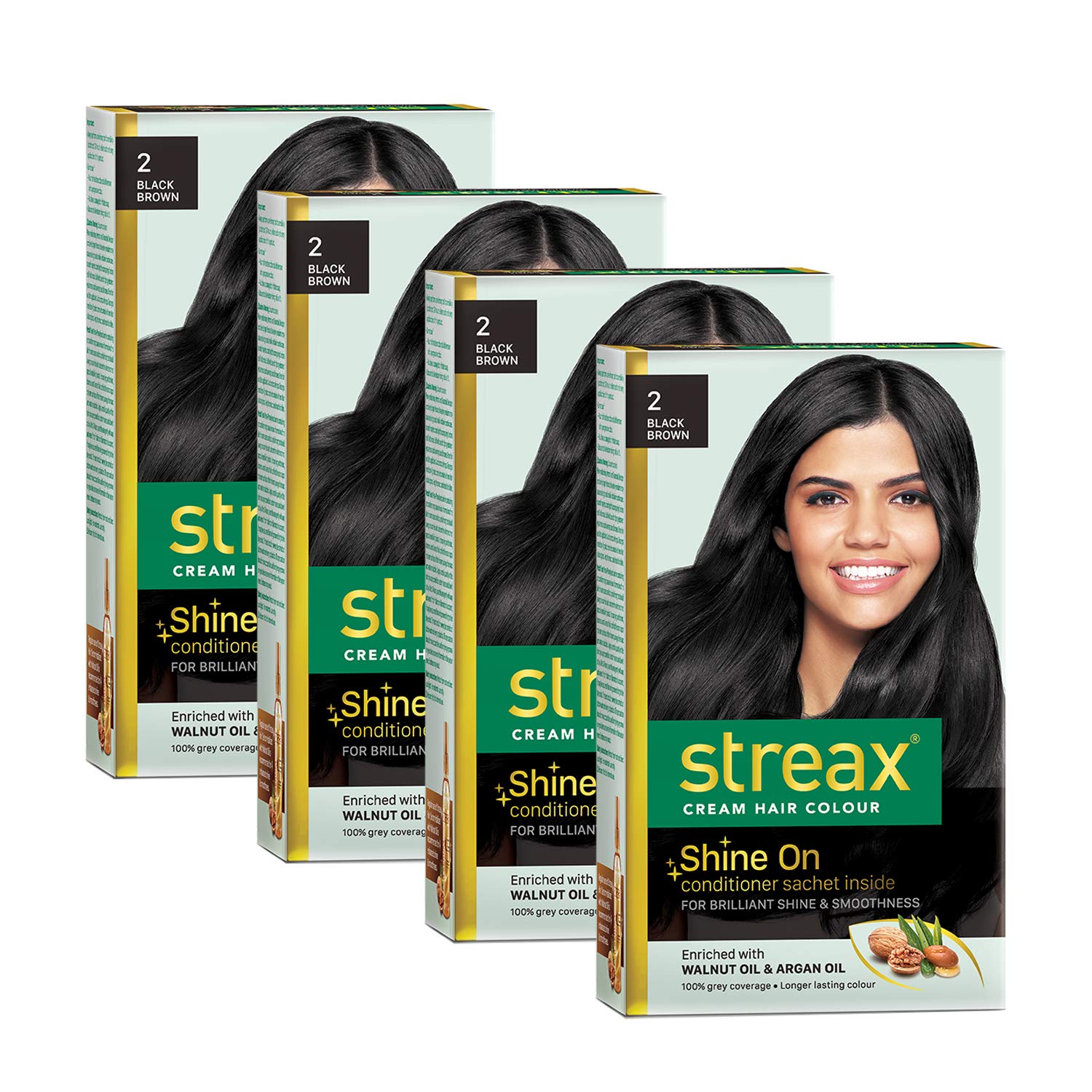 Streax Burgundy Hair Color 3.16 with Argan & Walnut Oil 100% Grey Coverage