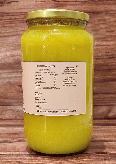 Satjeevan A2 Gir Cow Bilona Ghee | Pure A2 Gir Cow Bilona Ghee | 100% Gir Cow Ghee | Traditional Cow Ghee