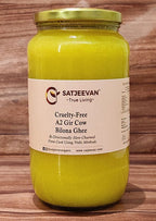 Satjeevan A2 Gir Cow Bilona Ghee | Pure A2 Gir Cow Bilona Ghee | 100% Gir Cow Ghee | Traditional Cow Ghee