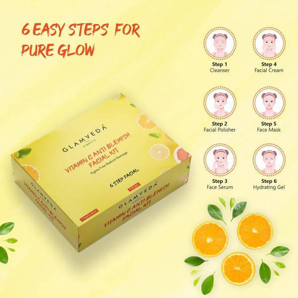 Glamveda Vitamin C Anti Blemish Facial Kit