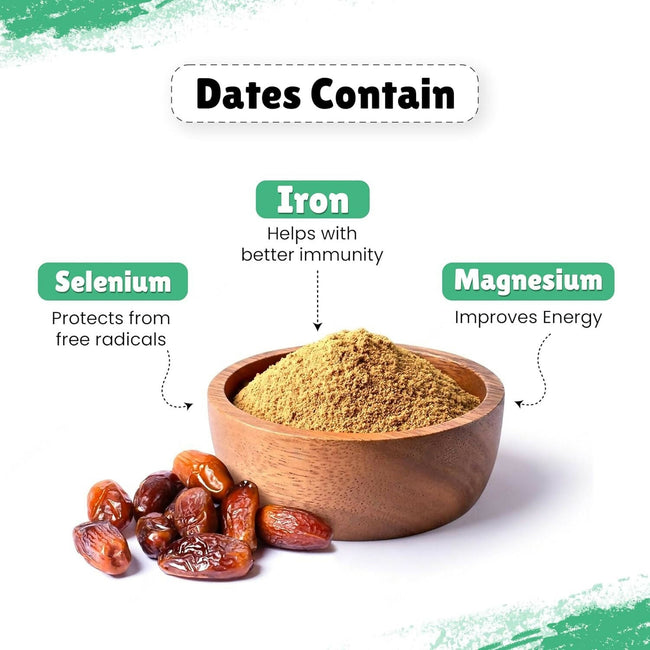 Little Joys 100% Natural Dates Powder, Strengthens Bones & Improves Digestion Main Image