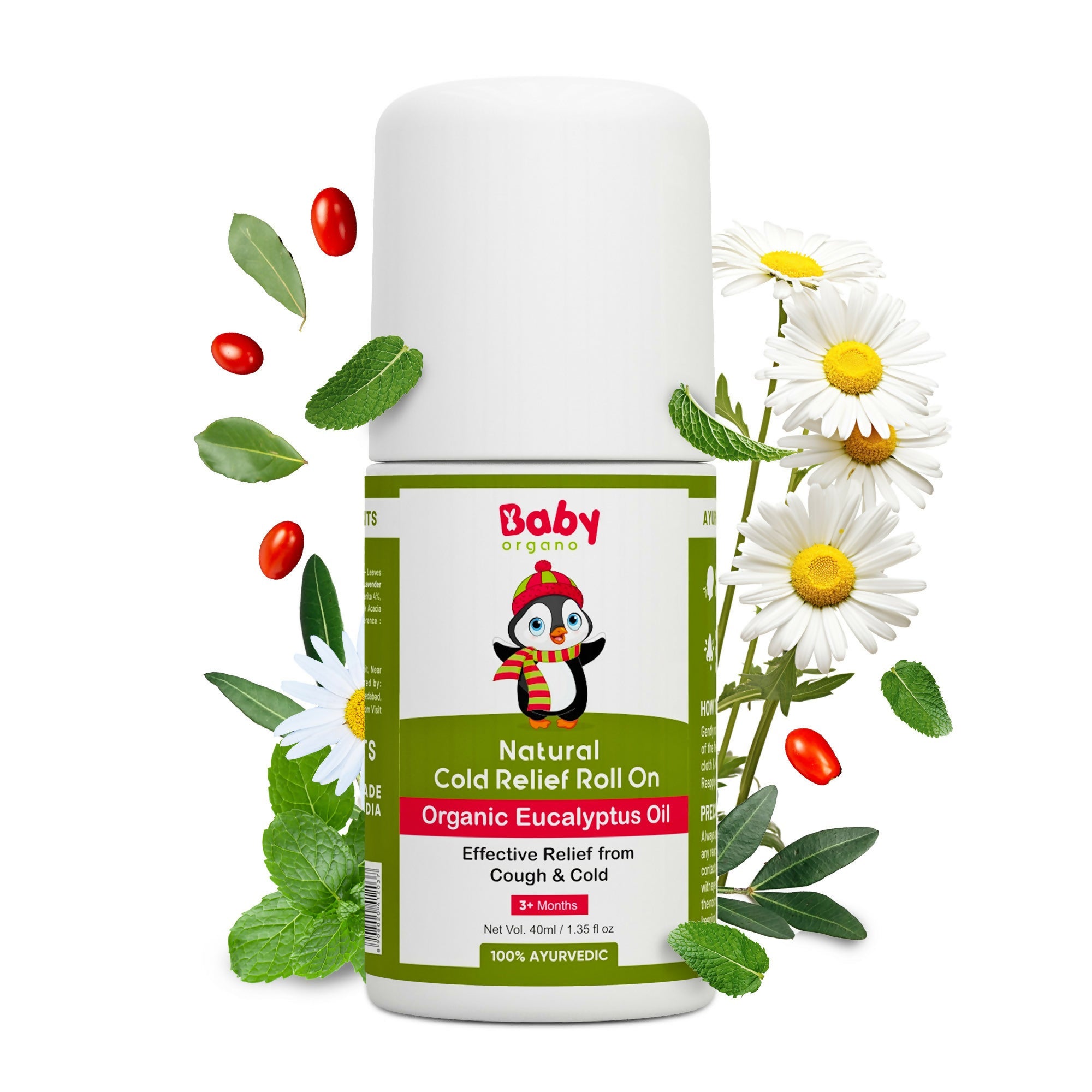 Babyorgano Natural Cold Relief Roll On