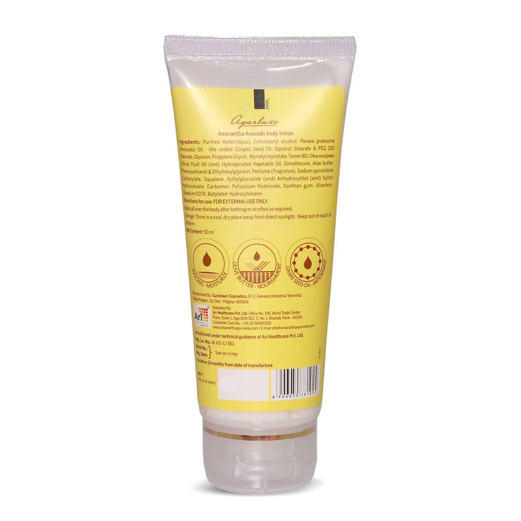 Amarantha Ayurvedic Avocado Body Lotion
