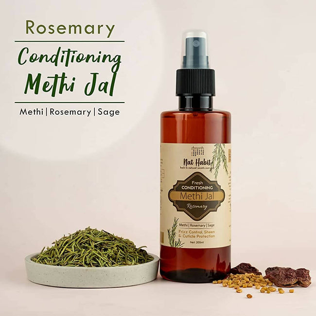 Nat Habit Fresh Conditioning Methi Jal Rosemary Hair Serum Main Image