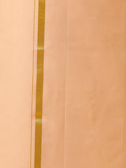 Men Peach Dhoti with Small Border Cosmic 6(COR)