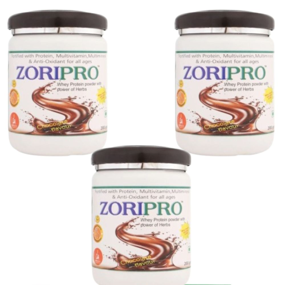 Zorilla Life Science Zoripro Protein Powder - Chocolate I Multivitamin I Multimineral I Anti-Oxidant for all ages I with Power of Herbs