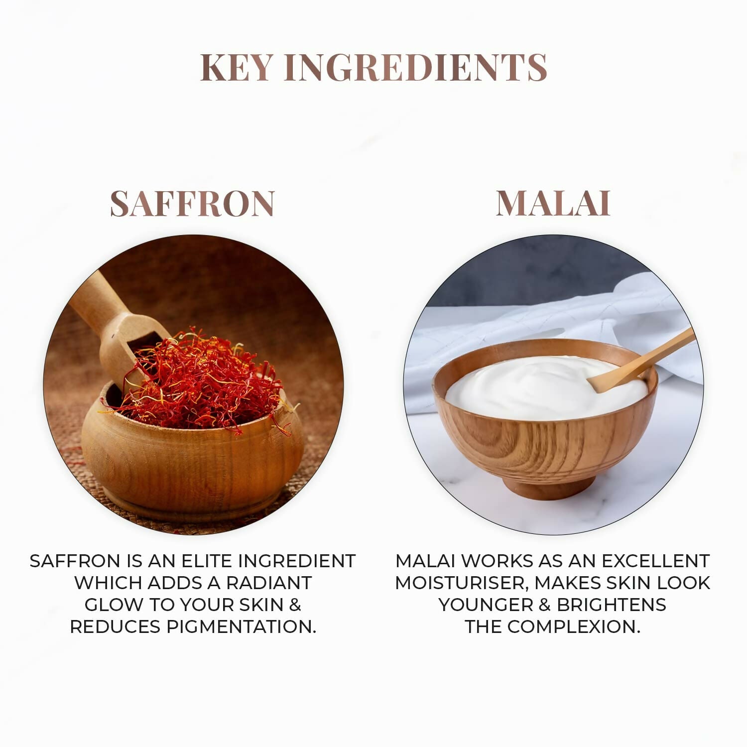 Just Herbs Saffron + Malai Nourishing Body Milk Lotion