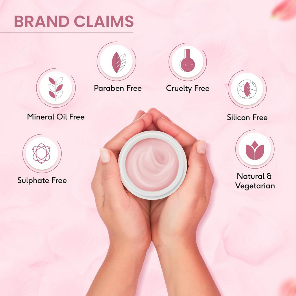 Enn Rose Ultra Light Hydrating Gel Face Cream Moisturizer For Soft & Glowing Skin With Rose Oil