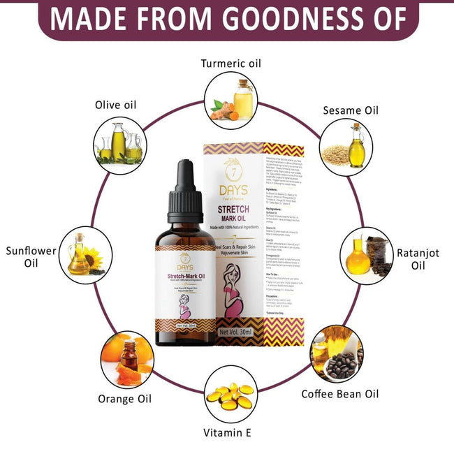 7 Days Stretch Mark Oil Main Image