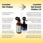 Indulgeo Essentials Luxuriant Hair Vitalizer 2.0 - Non Oily Serum For Hair Growth