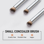 Gleva Mini Angled Under Eye Concealer Makeup Brush