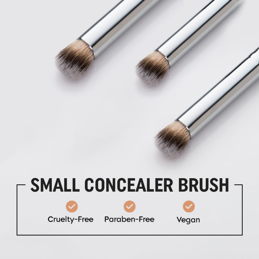 Gleva Mini Angled Under Eye Concealer Makeup Brush