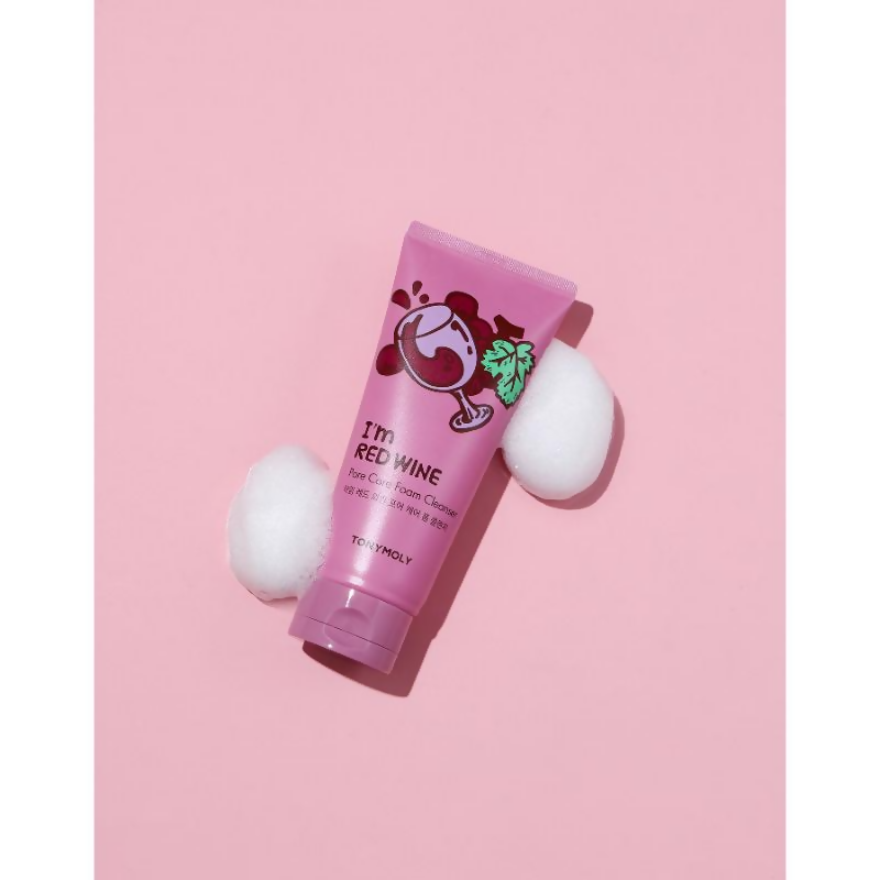 Tonymoly I'M Red Wine Pore Care Foam Cleanser