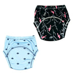 Kindermum Cotton Padded Pull Up Training Pants/ Padded Underwear For Kids Rugby Sparrow-Set of 2 Pcs