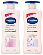 Vaseline Healthy Bright Daily Brightening & Complete 10 Body Lotion Combo