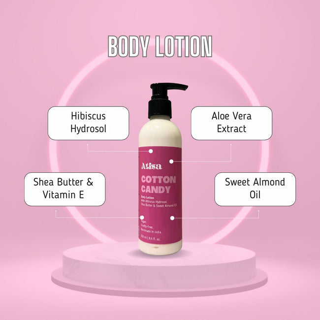 Atisa Cotton Candy Body Lotion Main Image