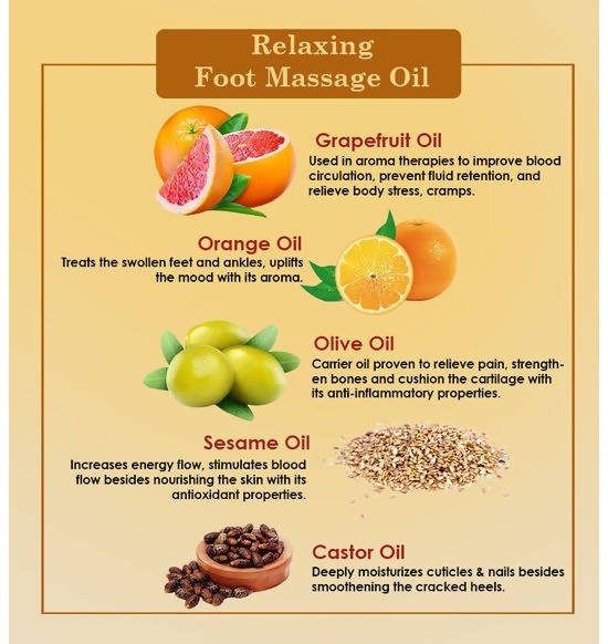 Ancient Living Relaxing Foot Massage Oil Main Image