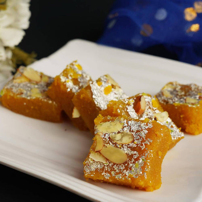 Evergreen Sweets - Moong Dal Barfi Hover Image