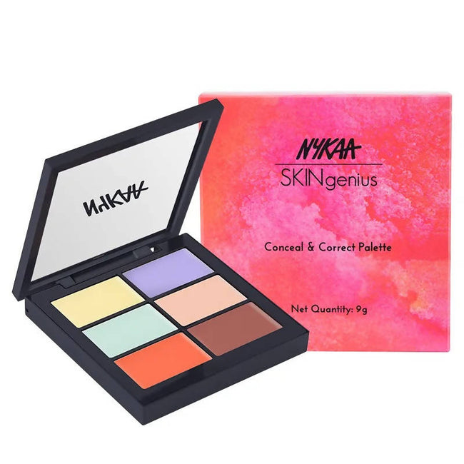 Nykaa SKINgenius Conceal & Correct Palette - Correct & Contour Hover Image