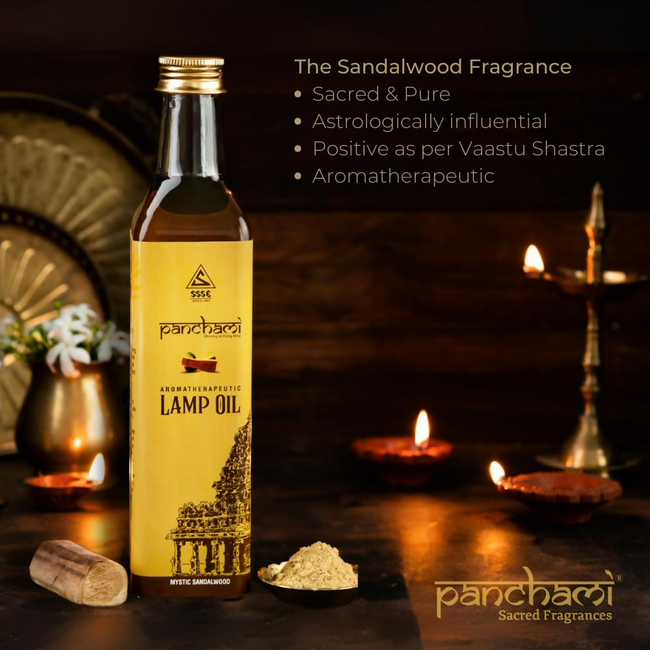 Panchami Sacred Fragrances - Sandalwood Lamp Oil Main Image