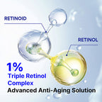 Innisfree 1% Retinol Green Tea VEGAN PDRN Ampoule - Anti-Aging, Brightening & Skin-Soothing Serum