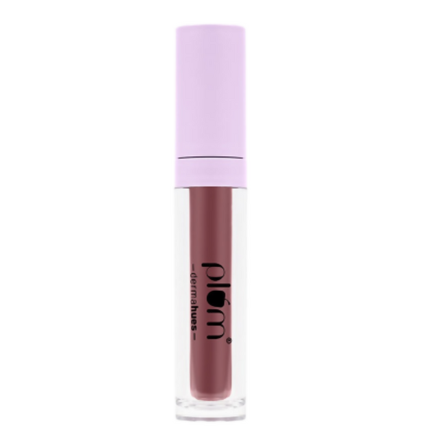 Plum Glassy Glaze Lip Lacquer 3-in-1 Lipstick + Lip Balm + Gloss 04 Blushing Babe Hover Image